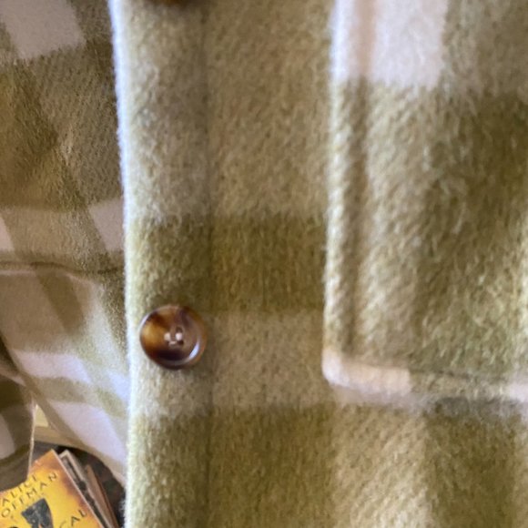 12th Tribe Green Plaid Shacket - Picture 7 of 9